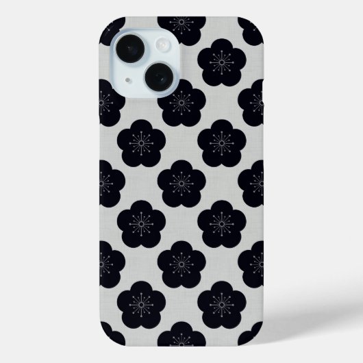 KURO UME - Bold-White Case-Mate iPhone Hülle (Rückseite)