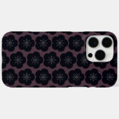KURO UME - Seamless - Bordeaux Case-Mate iPhone Hülle (Rückseite (Horizontal))