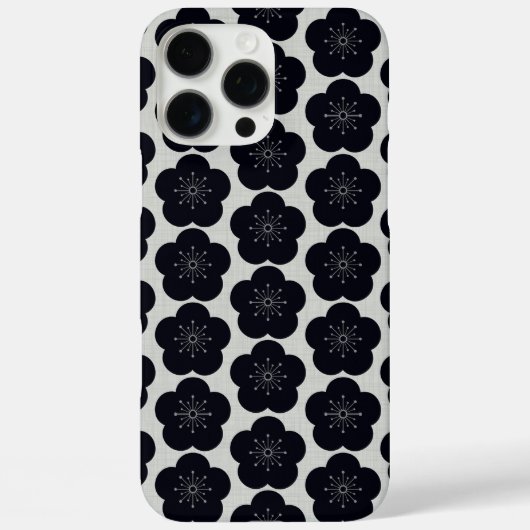 KURO UME - Seamless - White Case-Mate iPhone Hülle (Rückseite)
