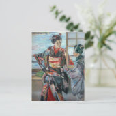 Kuroda Seiki Maiko Postkarte (Stehend Vorderseite)