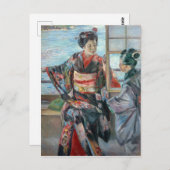Kuroda Seiki Maiko Postkarte (Vorne/Hinten)