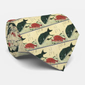 Kurodai & Akadai - Japanische Fischdruckerei in Hi Krawatte (Gerollt)