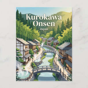 Kurokawa Onsen Japan Postkarte