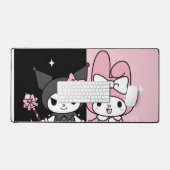 kuromi and my melody aesthetic schreibtischunterlage (Tastatur & Maus)