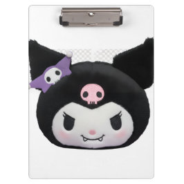 Kuromi and My Melody plushie clipboard Klemmbrett