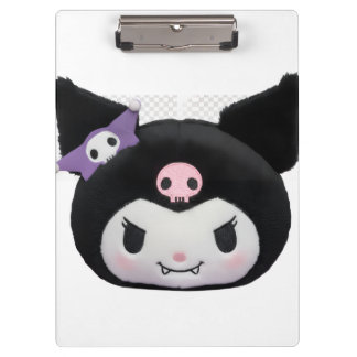 Kuromi and My Melody plushie clipboard Klemmbrett
