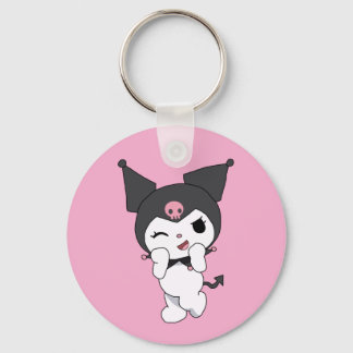 Kuromi doppelseitiger Aluminium-Schlüsselanhänger  Schlüsselanhänger
