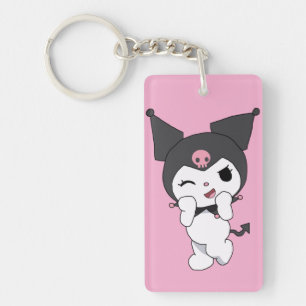 Kuromi Doppelter Acryl-Schlüsselanhänger Cute Sa Schlüsselanhänger
