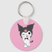 Kuromi Double-Sided Aluminium Keychain Schlüsselanhänger (Vorderseite)