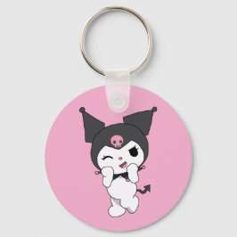 Kuromi Double-Sided Aluminium Keychain Schlüsselanhänger