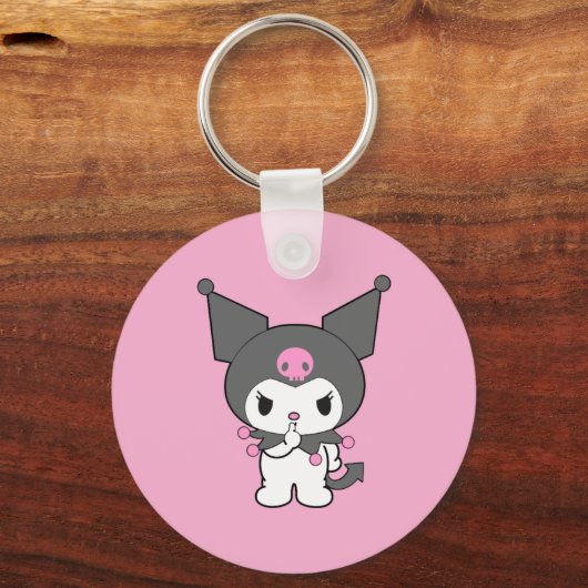 Kuromi Double-Sided Aluminium Keychain Schlüsselanhänger (Rückseite)