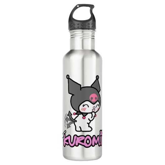 Kuromi Tumbler Wrap for Transparent Cup | Cute Edelstahlflasche (Vorderseite)