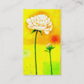 Kurs der Blüte Visitenkarte (Rückseite)