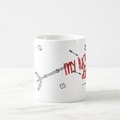 Kurs - meine glückliche Agility-Tasse Kaffeetasse (Mittel)