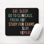 Kurschüler der Funny Nursing School Future Nurse Mousepad (Mit Mouse)