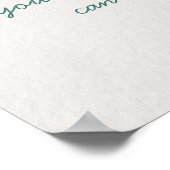 Kurse für die Wasserfarbe Om YOGA Medizin Poster (Ecke)