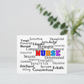 Kurse zur Beschreibung von Wortgeschenken Postkarte (Stehend Vorderseite)