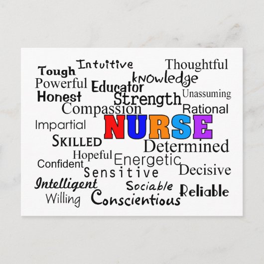 Kurse zur Beschreibung von Wortgeschenken Postkarte (Vorderseite)