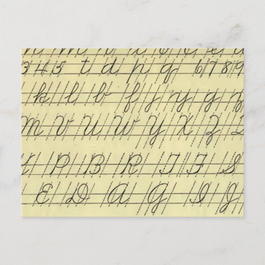 kursiv postkarte (Vorderseite)