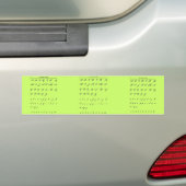 Kursivbriefe Autoaufkleber (Auf Auto)