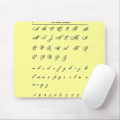Kursivbriefe Mousepad (Mit Mouse)