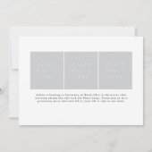 Kursive Ankündigung von Grand mit Trio (Rückseite)