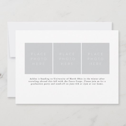 Kursive Ankündigung von Grand mit Trio (Rückseite)