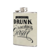 Kursive Gespräche Flachmann (Links)