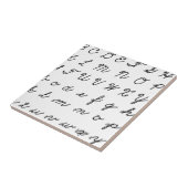 Kursive-Schreibtafel Fliese (Seite)