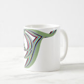 Kursive Ts Kaffeetasse (VorderseiteRechts)