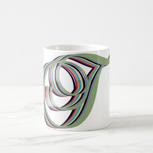 Kursive Ts Kaffeetasse (Mittel)