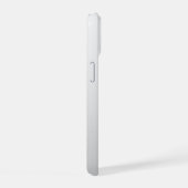 Kursiver Name oder anderer Text mit Monogramm | Fa iPhone 15 Hülle (Rechte Seite)