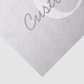 Kursiver Name oder anderer Text mit Monogramm | Fa Seidenpapier (Ausschnitt)
