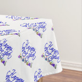 Kursiver Text mit Party glücklich Neues Jahr Tischdecke (Beispiel)