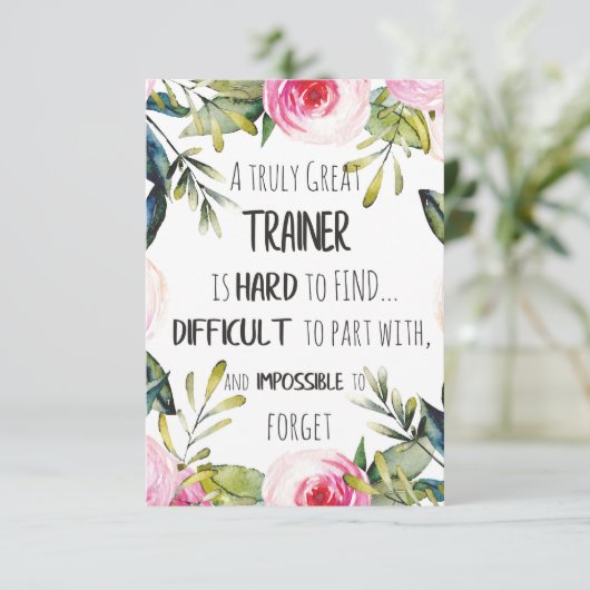 Kurskostenvoranschlag Vielen Dank (Stehend Vorderseite)