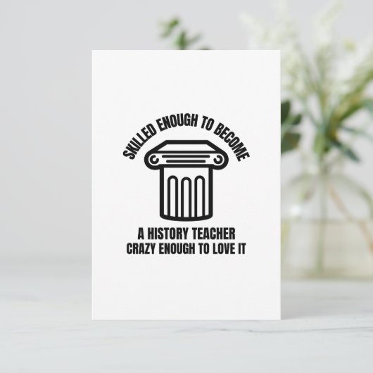 Kursleiter Dankeskarte (Stehend Vorderseite)