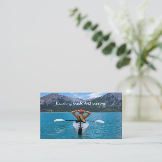 Kursleiter oder Reiseführer Visitenkarte (Stehend Vorderseite)