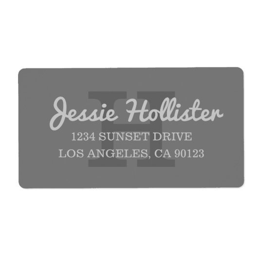 Kursname | MIT MONOGRAMM RÜCKSENDEADRESSE (Vorne)