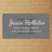 Kursname | MIT MONOGRAMM RÜCKSENDEADRESSE