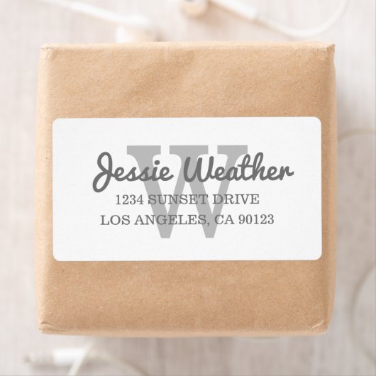 Kursname | MIT MONOGRAMM RÜCKSENDEADRESSE (Insitu)