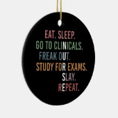 Kursschüler Future Nurse RN Geschenke Keramik Ornament (Rechts)