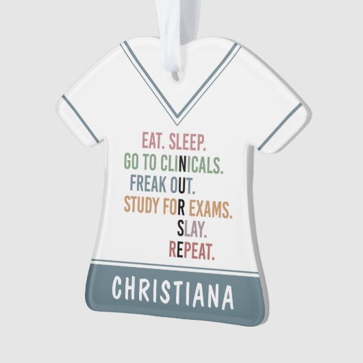 Kursschüler Future Nurse RN Geschenke Ornament (Vorderseite)