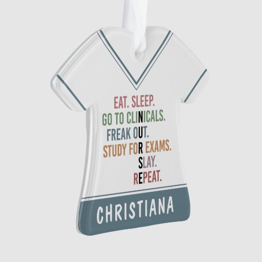 Kursschüler Future Nurse RN Geschenke Ornament (Vorderseite)