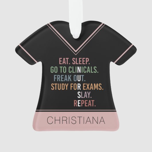 Kursschüler Future Nurse RN Geschenke Ornament (Rückseite)