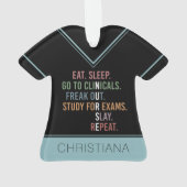 Kursschüler Future Nurse RN Geschenke Ornament (Rückseite)