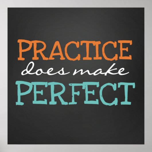 Kursschullehrer Quote Chalkboard Poster (Vorne)