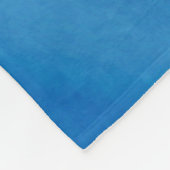 Kurswechsel Watercolr Blue Sky Fleece Blanket (Ecke)