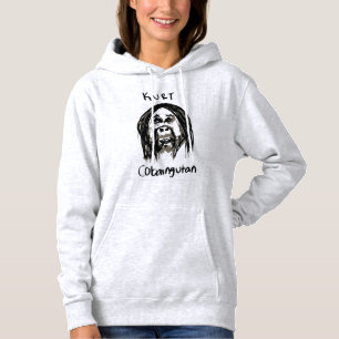 Kurt Cobain Hand Drawn Grungy Hoodie