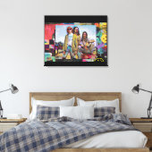 Kurt, Dave & Krist - Canvas Print Leinwanddruck (Insitu (Schlafzimmer))