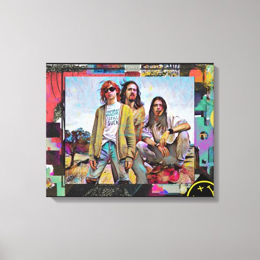 Kurt, Dave und ChrisCanvas Print Leinwanddruck (Vorderseite)